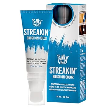 Furçë me ngjyrë për flokë Blue, Punky Colour, 1.2 fl oz