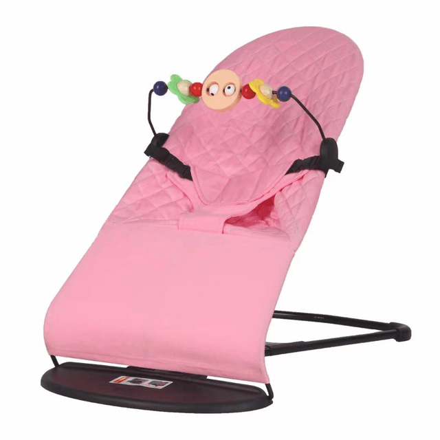 Luhatëse manuale qetësuese për foshnjë – Newborn Baby Soothing Chair për relaksim dhe gjumë, rozë