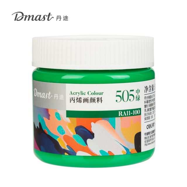 Deli Ngjyre Akril 100Ml 505 Medium Green