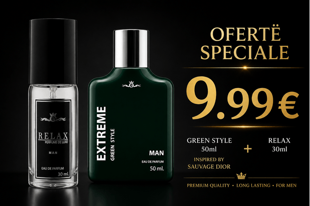 Extreme - Green Style + Relax man 30ml OFERTË Extreme - Green Style
