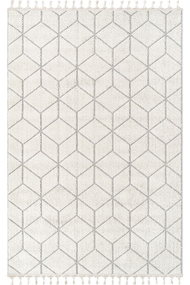 Tepih (100 x 200) Conceptum Hypnose Bukle 1407, e bardhë