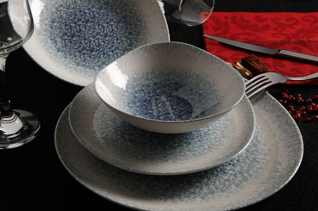 Set Darke (24 copë) Hermia GBSRD24KY4R673, blu e bardhë