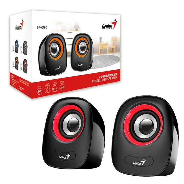 GENIUS SP-Q160 Altoparlent (Red)