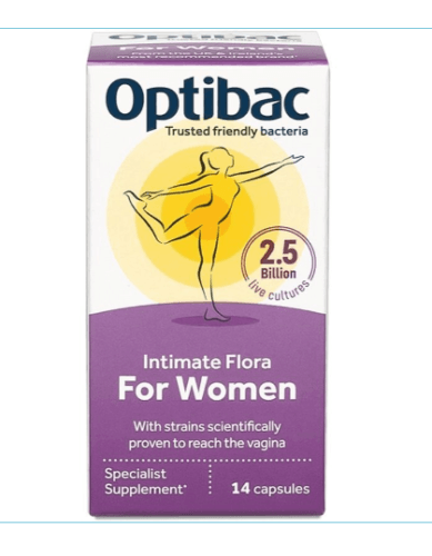 Kapsula Optibac Intimate Flora për shëndetin intim, 14 copë