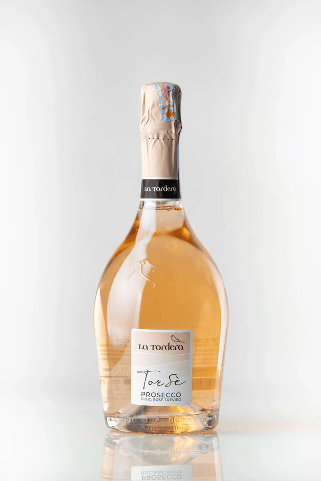 Verë e gazuar rozë La Tordera Prosecco Treviso Rosé Brut 2022 (Glera, Pinot Noir)
