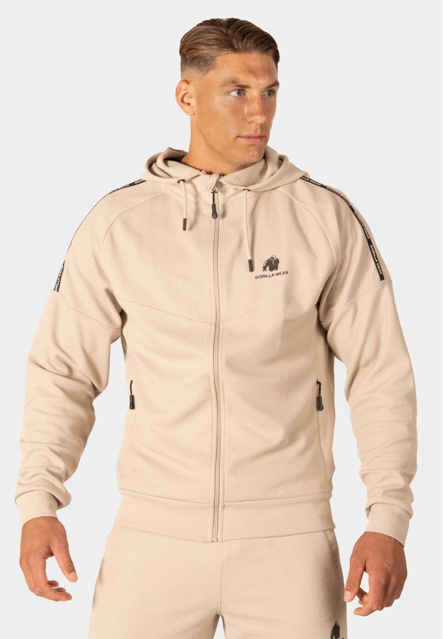 Harvey Hooded Track Jacket - Beige XL