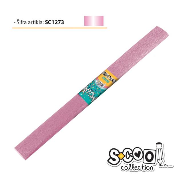 Osh Leter Krep Roze E Lehte 50X200Cm 1/10 Sc1273